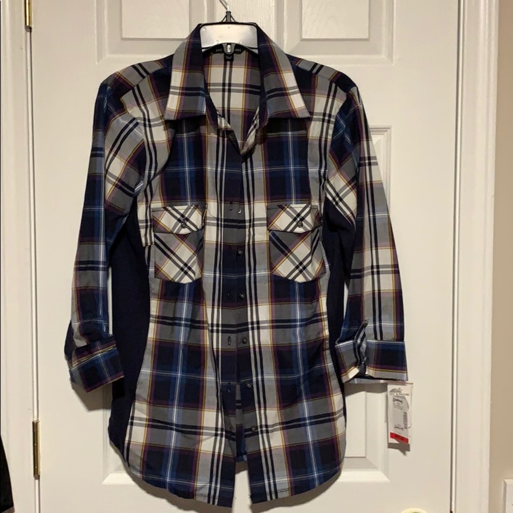 Flannel button down